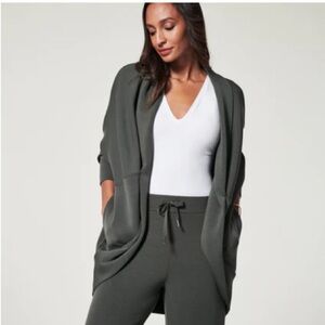 SPANX AirEssentials Cocoon Cardigan Dark Palm size M/L
